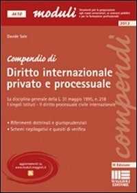 Libro Compendio internazionale privato e processuale Davide Sole