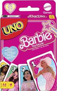 Giocattolo Uno barbie the movie – gioco di carte uno ispirato al film di barbie, per serate di gioco in famiglia e feste tra amici Barbie