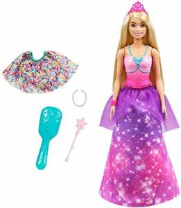 Giocattolo Dreamtopia 2 In 1 Princess To Mermaid Fashion Doll Mattel