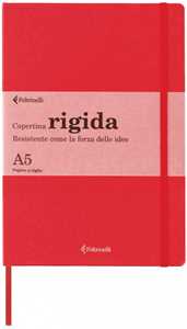 Cartoleria Taccuino Feltrinelli A5, a righe, copertina rigida, rosso - 14,8 x 21 cm Feltrinelli