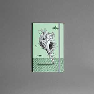 Cartoleria Quaderno Hard Cover, pagine bianche Sea Love - 13 x 21 cm otto d'ambra x Feltrinelli