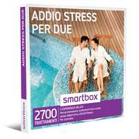 Idee regalo SMARTBOX - Addio stress per due - Cofanetto regalo - 1 esperienza relax per 2 persone Smartbox