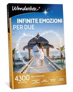 Idee regalo Cofanetto Infinite Emozioni Per Due. Wonderbox Wonderbox Italia
