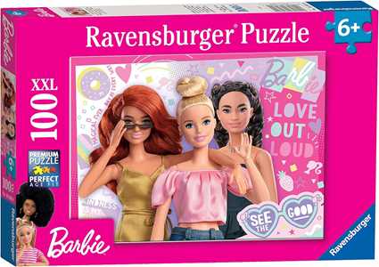 Giocattolo Ravensburger - Puzzle Barbie 100 Pezzi XXL, Età Raccomandata 6+ Anni Ravensburger