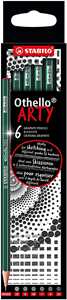 Cartoleria Matita in Grafite - STABILO Othello - ARTY - Astuccio da 6 - Gradazione 1 x 2B, B, HB, F, H, 2H STABILO