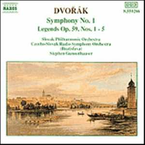 CD Sinfonia n.1 - Leggende op.59 n.1, n.2, n.3, n.4, n.5 Antonin Dvorak Slovak Philharmonic Orchestra Stephen Gunzenhauser