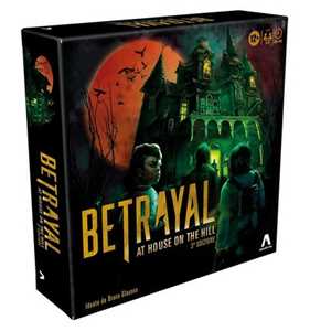 Giocattolo Avalon Hill - Betrayal at House on the Hill, 3ª edizione, gioco da tavolo cooperativo Avalon Hill