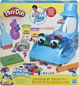 Giocattolo Play-Doh - L'Aspiratutto di Play-Doh, playset con 5 vasetti di pasta da modellare atossica Hasbro