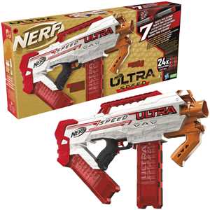 Giocattolo Nerf Ultra - Speed, blaster motorizzato, include 24 dardi Nerf AccuStrike Ultra Hasbro