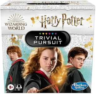 Giocattolo Trivial Pursuit Harry Potter, sfida trivial in versione compatta per 2 o più giocatori, 600 domande, dagli 8 anni in su Hasbro