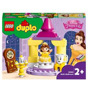 Giocattolo LEGO DUPLO Disney Princess 10960 La sala da Ballo di Belle, con Chip da la Bella e la Bestia, Giocattolo per Bambini 2+ Anni LEGO
