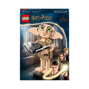 Giocattolo LEGO Harry Potter 76421 Dobby l'Elfo Domestico, Modello Snodabile di Personaggio Iconico, Gioco da Collezione, Regalo 8+ Anni LEGO