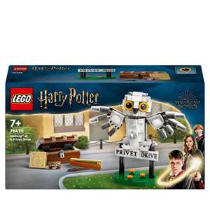 Giocattolo LEGO Harry Potter 76425 Edvige al Numero 4 di Privet Drive Gioco per Bambini 7+ Modellino da Costruire di Civetta delle Nevi LEGO