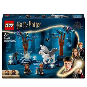 Giocattolo LEGO Harry Potter 76432 Foresta Proibita: Creature Magiche, Set con Animali Giocattolo Fantasy, Gioco per Bambini di 8+ Anni LEGO