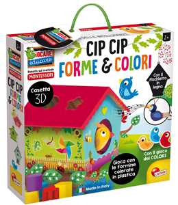 Giocattolo Montessori Cip Cip Forme e Colori Lisciani