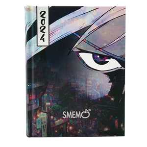 Cartoleria Diario Smemo 16 mesi, 2024, Manga Special Edition - Soggetto Cyber Punnk - 11 x 15 cm Smemoranda