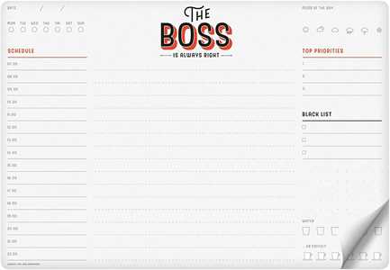 Cartoleria Paper Mousepad & Notepad - Smart Notes - Boss Legami