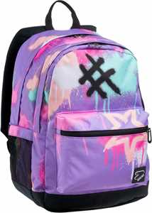 Cartoleria Zaino scuola Pro XXL Backpack Seven Pro XXL con Dispositivo Wireless, Pastel Lilac - 32 x 44 x 19 cm Seven