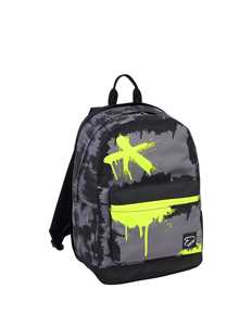 Cartoleria Zaino scuola Reversible New Backpack Grs con auricolari Wireless Seven Spr, Steel Gray - 34 x 44 x 16 cm Seven