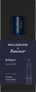 Cartoleria Moleskine x Kaweco, Penna a Sfera Ricaricabile in Plastica ABS Ricaricabile con 1,0 mm di Inchiostro Blu Incluso, Blu Moleskine