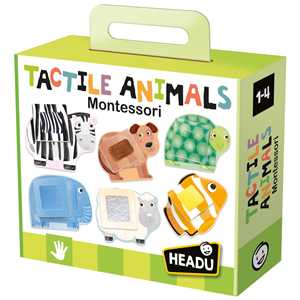 Giocattolo Tactile Animals Montessori Headu