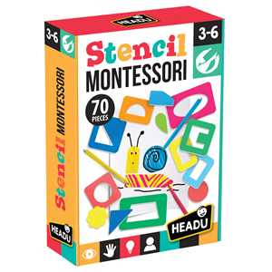 Giocattolo Stencil Montessori Headu