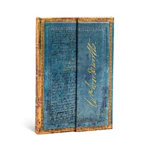 Cartoleria Taccuino notebook Paperblanks Wordsworth, Lettera con stralci della poesia "I narcisi" midi a righe Paperblanks
