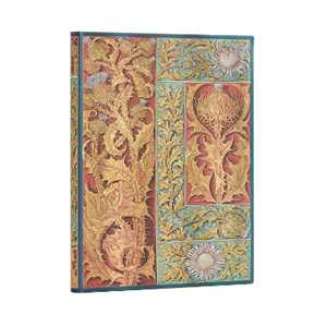 Cartoleria Paperblanks Taccuino flexi a copertina morbida, Midi, Righe, Vox Botanica, Cardo Selvatico - 13 x 18 cm Paperblanks