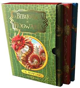 Libro La biblioteca di Hogwarts: Gli animali fantastici: dove trovarli-Le fiabe di Beda il Bardo-Il quidditch attraverso i secoli J. K. Rowling