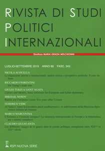Libro Rivista di studi politici internazionali (2019). Vol. 3 