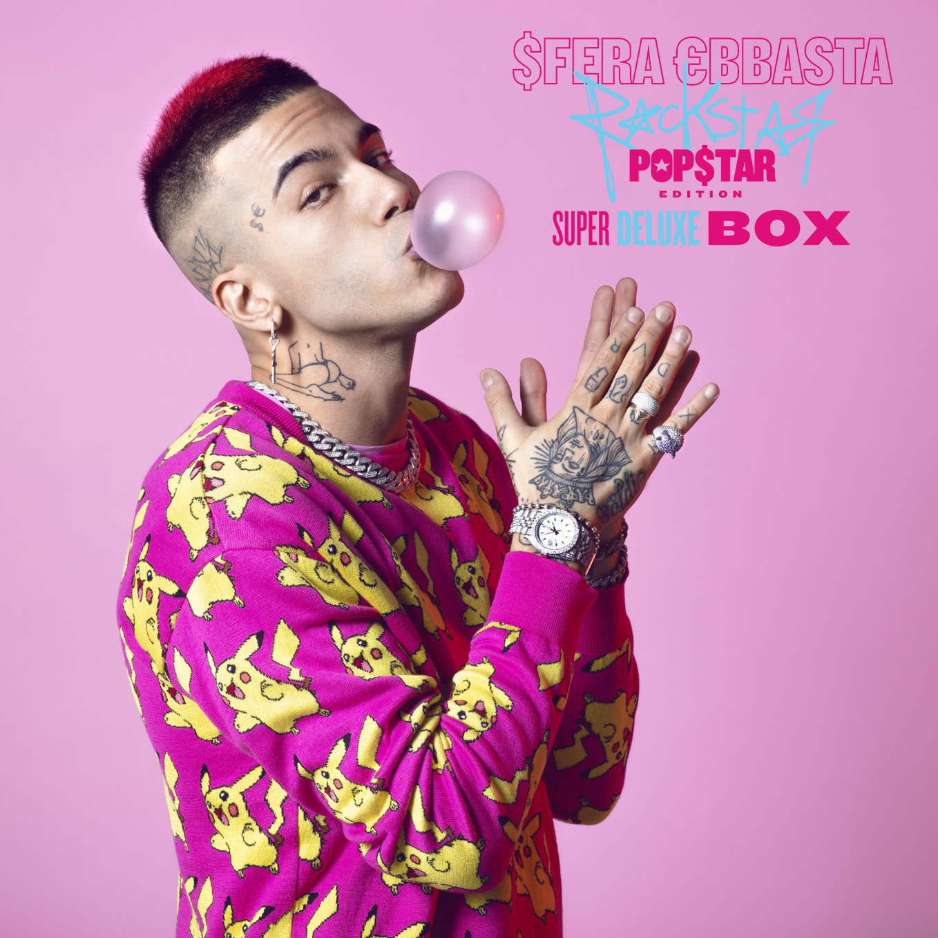 Sfera Ebbasta 'Rockstar (Popstar Edition) – Super Deluxe Box' in edizione  limitata e personalizzata