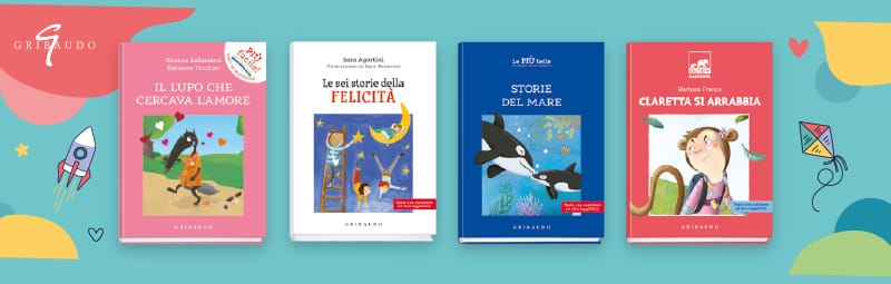 2 libri per bambini Gribaudo a 9,90 euro