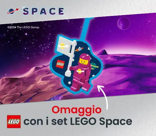 In omaggio con LEGO Space