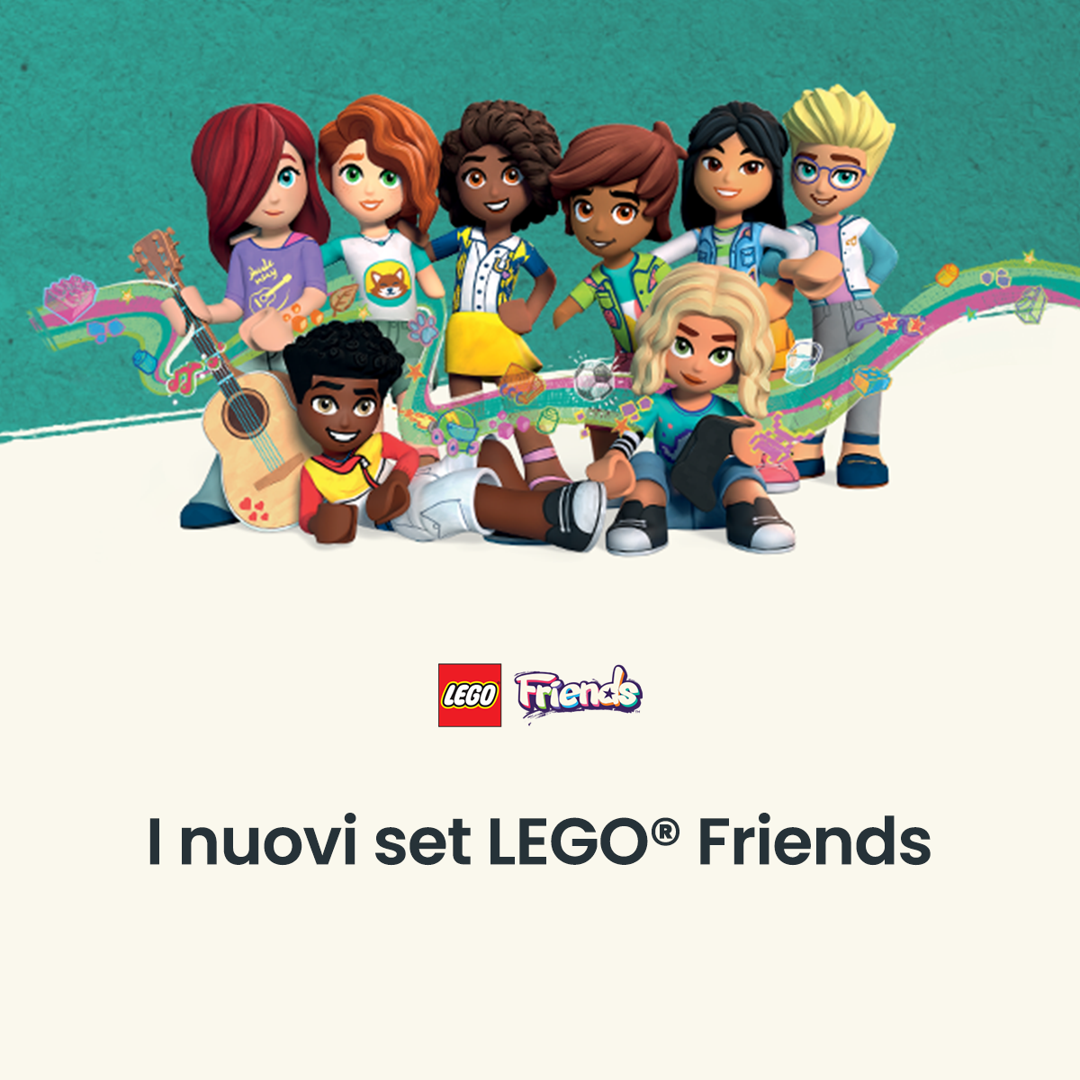 Ti presentiamo un nuovo mondo di amici: LEGO® Friends