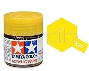 Mini X-24 Clear Yellow 10Ml Acrylic Color per Modellismo Tamiya - 2