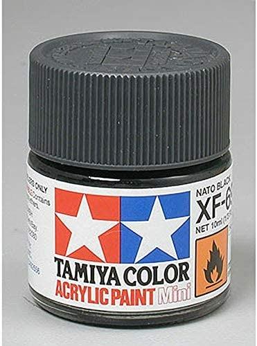 Mini Xf-69 Nato Black 10Ml Acrylic Color per Modellismo Tamiya - 3