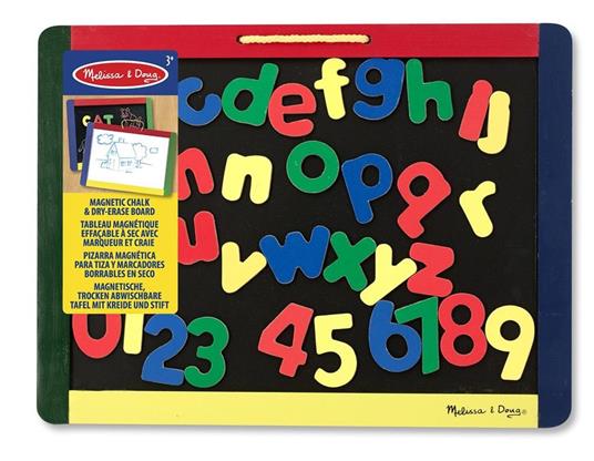 Magnetic Chalkboard and Dry-Erase Board lavagnetta e taccuino per bambini - 11