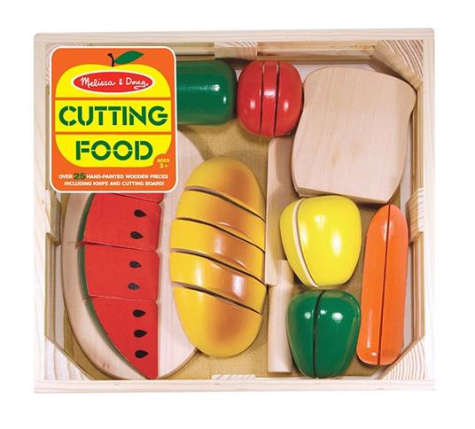 Wooden Cutting Food Cucina e cibo Set da gioco - 9