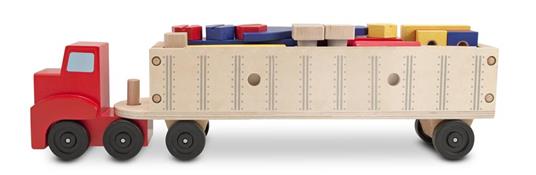 Melissa & Doug Big Rig Building Truck Wooden Play Set veicolo giocattolo - 3