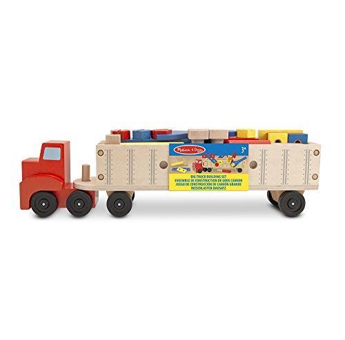 Melissa & Doug Big Rig Building Truck Wooden Play Set veicolo giocattolo - 8