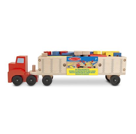Melissa & Doug Big Rig Building Truck Wooden Play Set veicolo giocattolo - 10