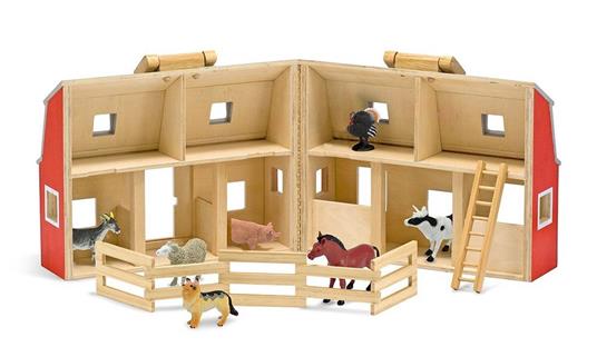 Wooden Fold & Go Barn - 11