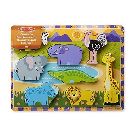 Wooden Chunky Puzzle Safari Animals 8 pezzo - 7