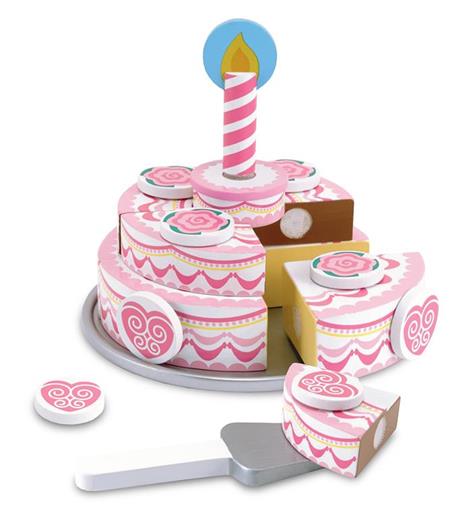 Triple-Layer Party Cake Wooden Play Food - 2