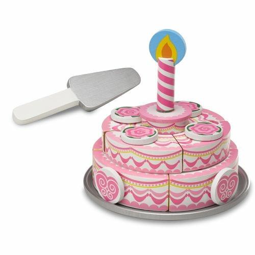 Triple-Layer Party Cake Wooden Play Food - 3