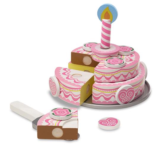 Triple-Layer Party Cake Wooden Play Food - 5