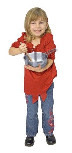 Let's Play House! Stainless Steel Pots & Pans Play Set - 4