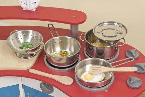 Let's Play House! Stainless Steel Pots & Pans Play Set - 11
