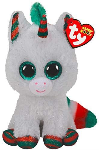 Ty 36238 Beanie Boos 6" Christmas Edition Snowfall The Unicorn