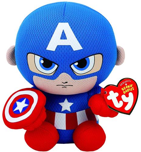 Ty Marvel Captain America Beanie 6 "Peluche